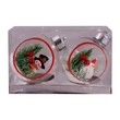 Pk X`Mas Ornament Ball 2PCS