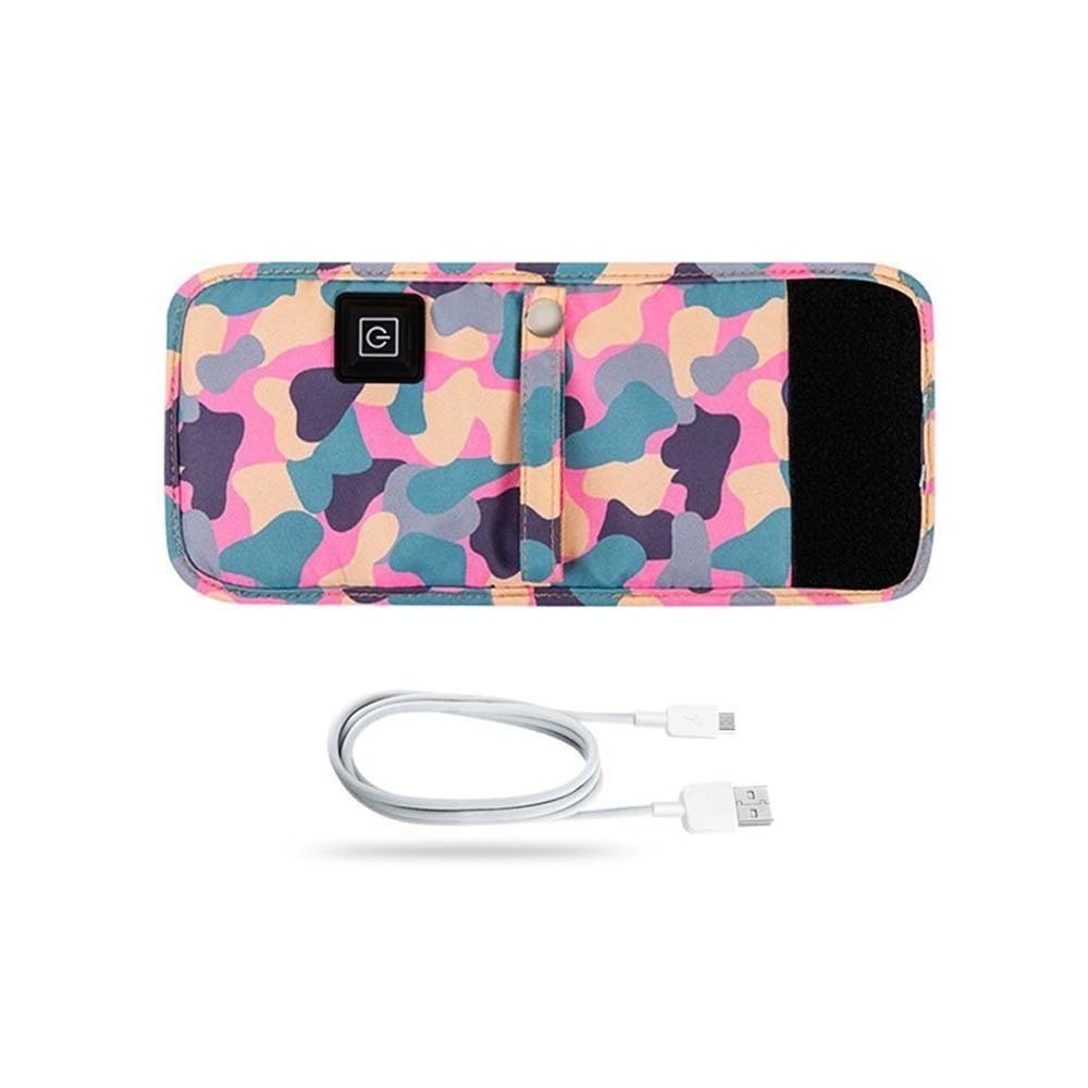 USB နို့ဘူး အပူပေးအိတ် (Pink)