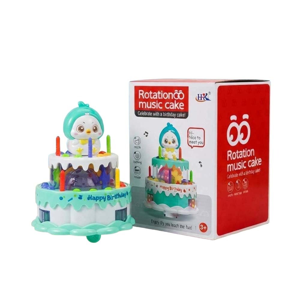 Baby Cele Rotation Music Happy Birthday Cake 10745