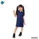 Max & Mia Kids Girl Polo Dress MM9929 Dark Blue XL