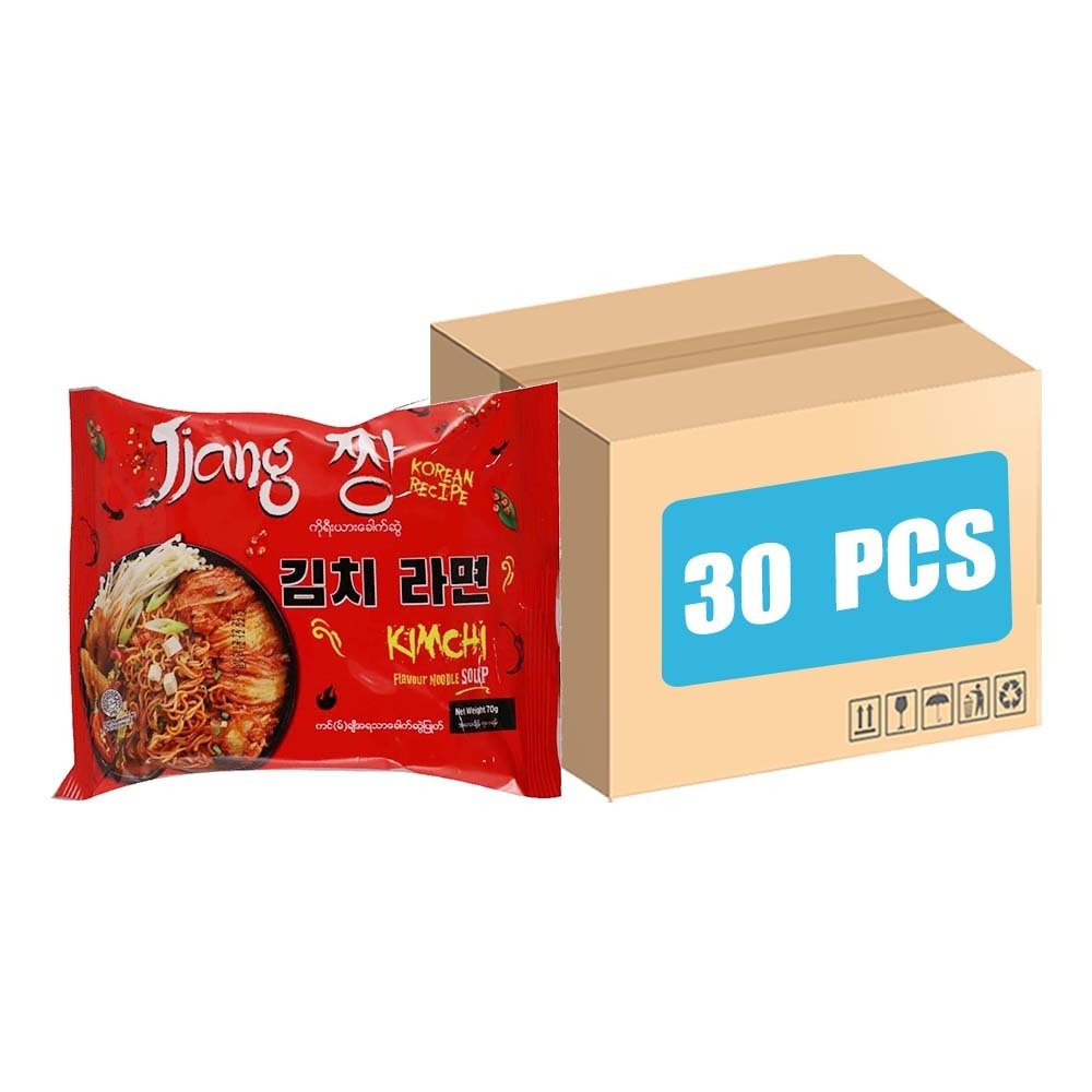 Jjang Instant Noodle Kimchi 70Gx30PCS