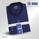Mandarin Collar Shirt Long Sleeve Large (Dark Blue) SSM-O-P-S-063