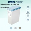 Kawa Pressing Type Trash Bin 20L HIN.RABA.0020  (335 x 175 x 460 MM)