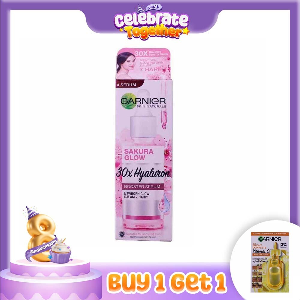 Garnier Sakura Glow 30x Hyaluron Booster Serum 30ML