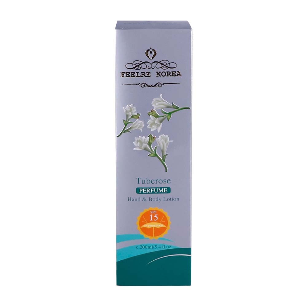 Feelre Korea Tuberose Perfume Hand & Body Lotion SPF 15 200ML