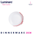 Luminarc Arcopal Tempered Domitille Red Dinner Plate 25CM