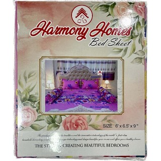 Harmoy Homes Bed Sheet Double (6' x 6.5' x 9") HH Double 263