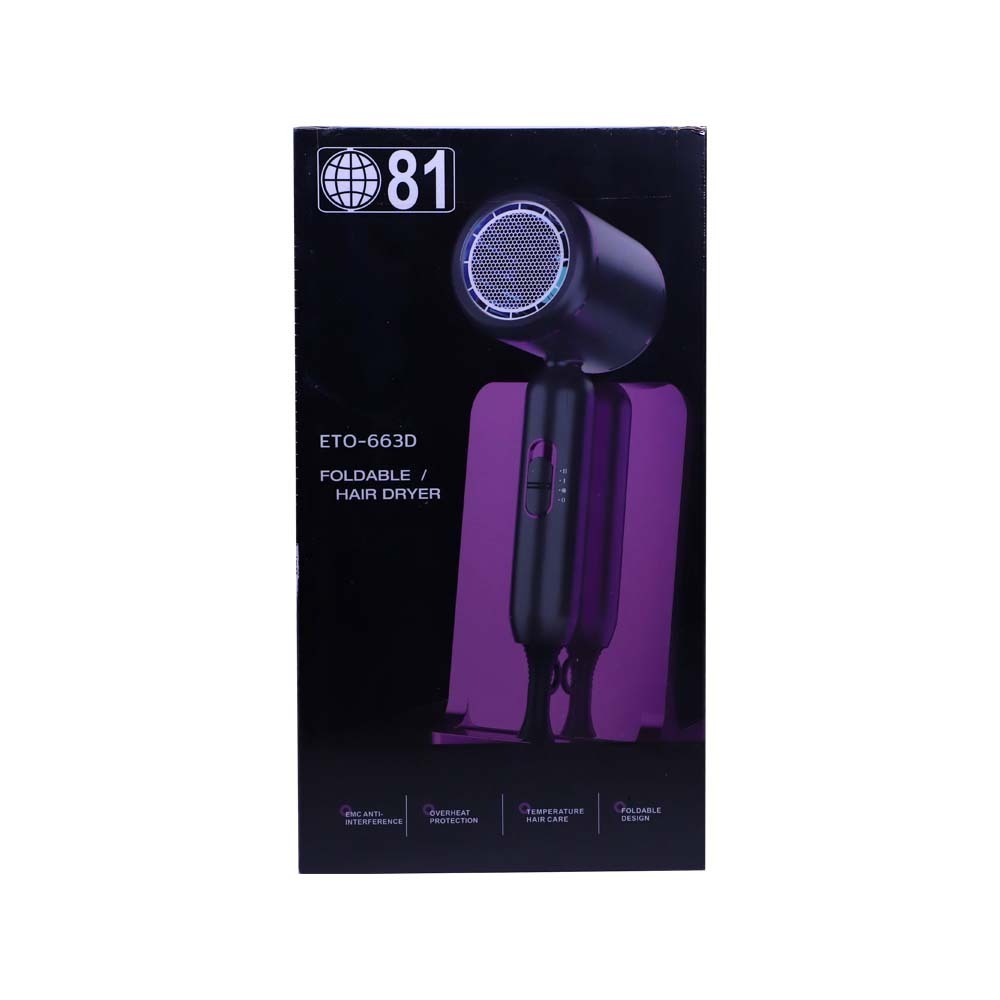 81 Hair Dryer ETO-663D