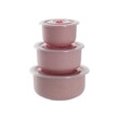 Wheat Straw Stackable Food Storage Container 3PCS