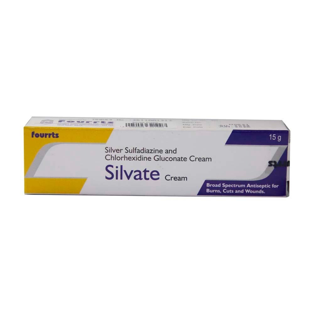 Silvate Silver Sulfadiazine Cream 15G