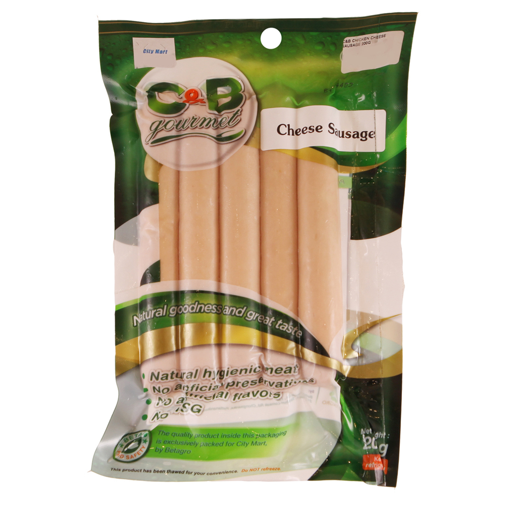 C&B Chicken Cheese Sausage 200G