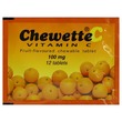 Chewette C Vitamin C 100 Mg 12`S