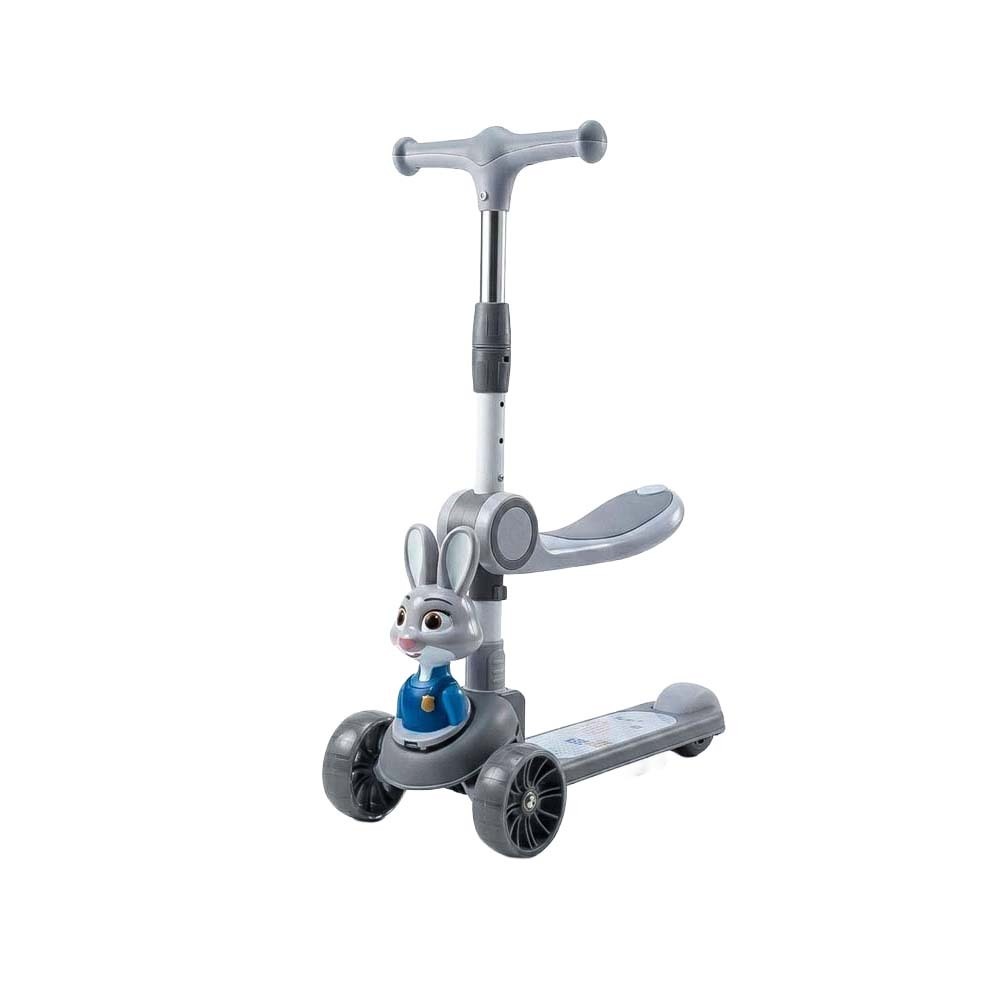 Baby Cele 2-in-1 Kids Scooter with Adjustable Seat 12073 Gray