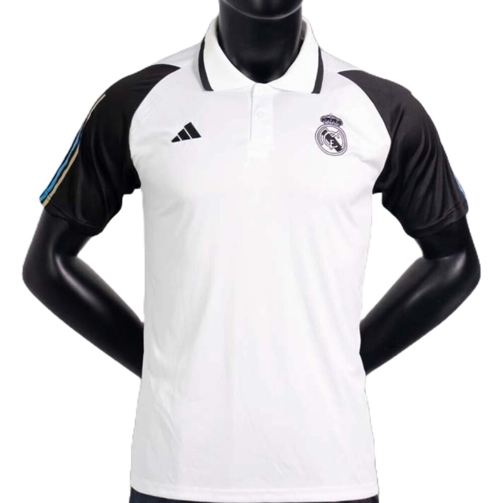 Real Madrid Polo Shirt 23/24  White Large