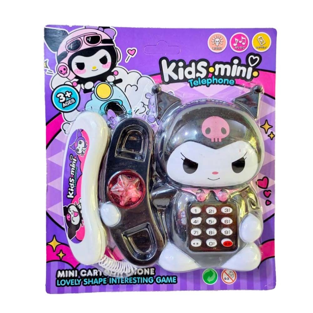 Baby Cele Kids Mini Cartoon Telephone 11684