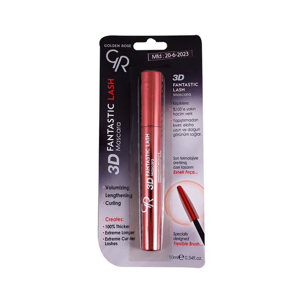 Golden Rose 3D Fantastic Lash Mascara 10ML