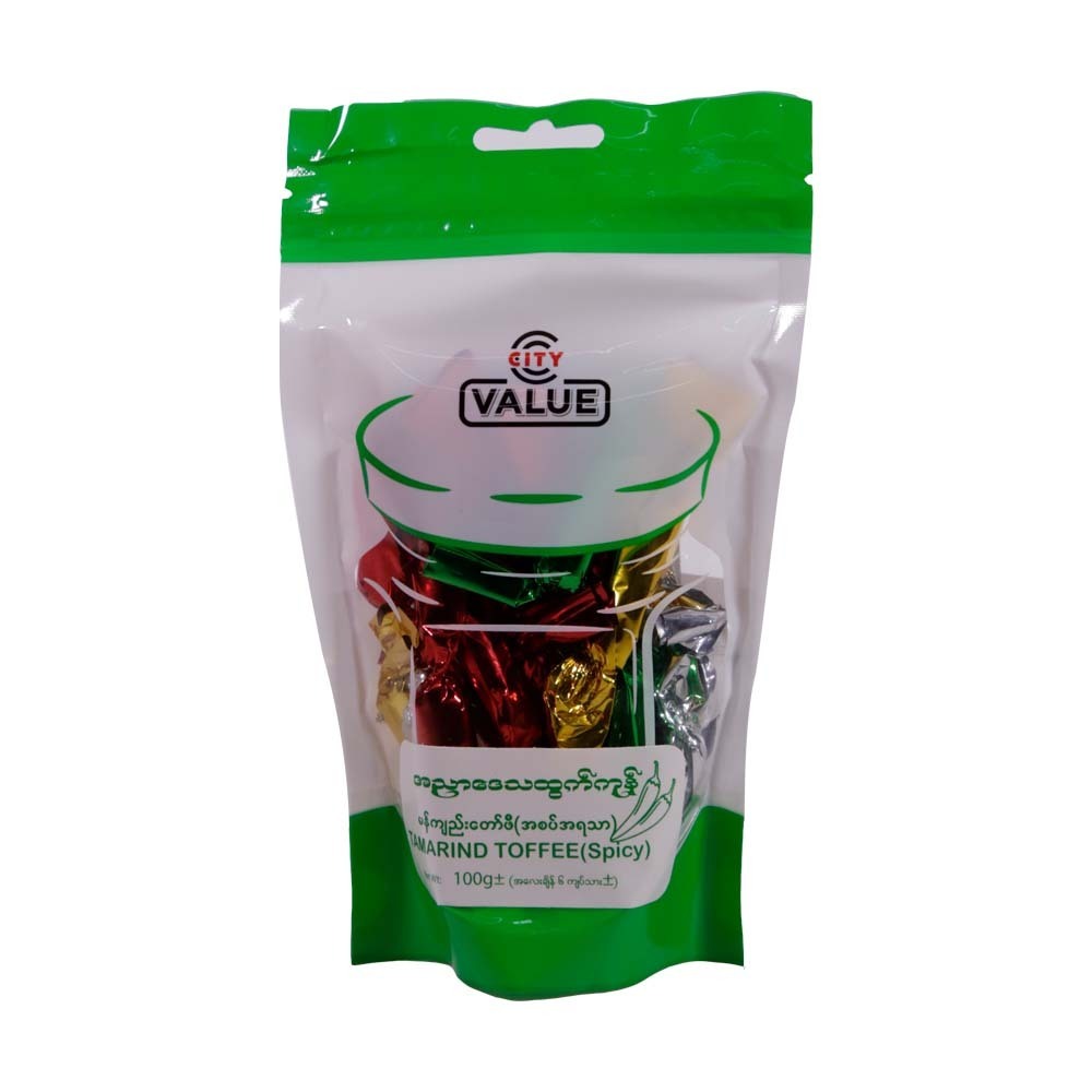 City Value Tamarind Toffee Spicy 100G