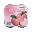 Nanaco Jelly White Peach Pudding 4PCS 432G