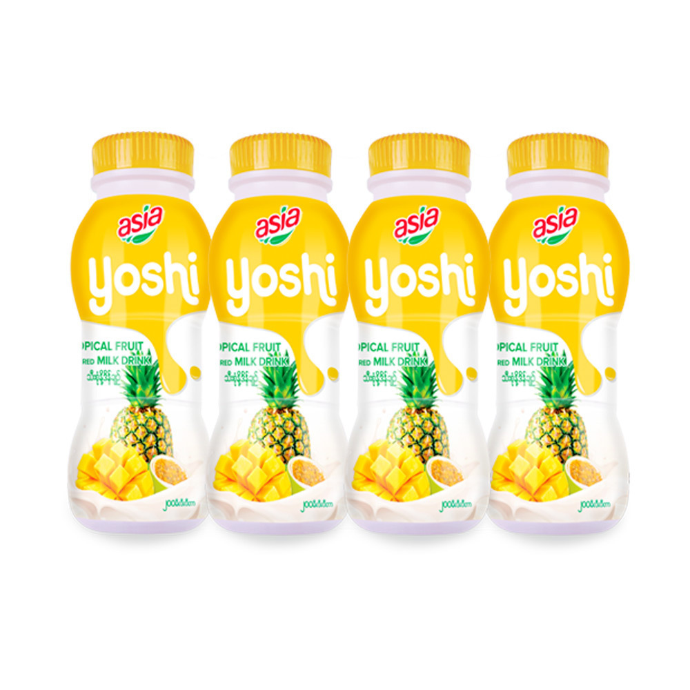 Yoshi Tropical Fruit Milk Drink 4x200ML