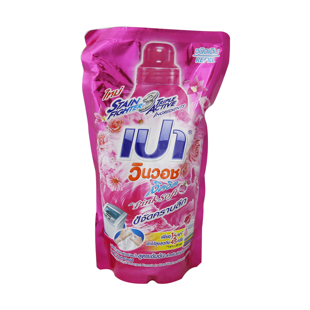 Pao Detergent Liquid Stain Fight Pink Refill 700ML