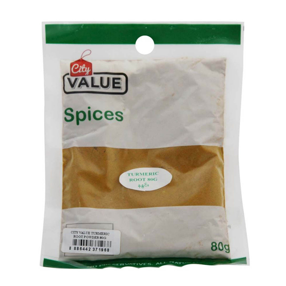 City Value Spices Turmeric Root Powder 80G