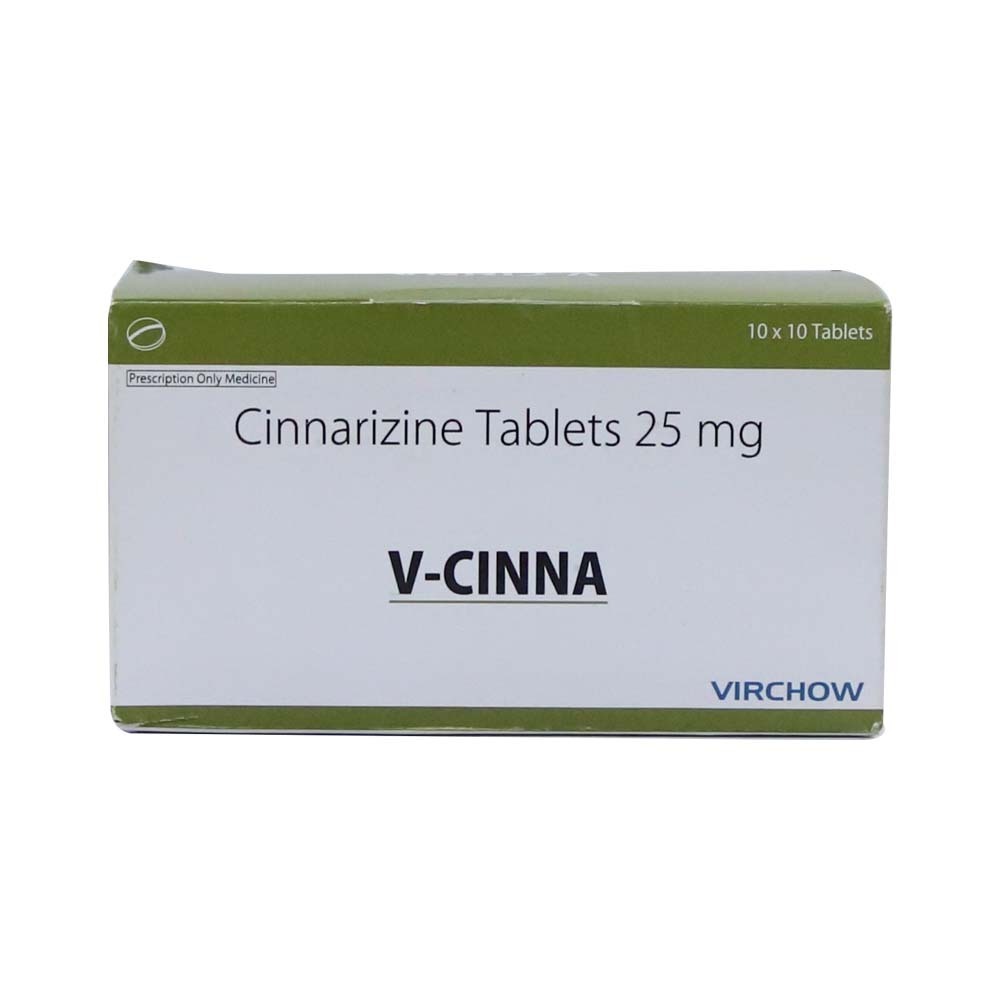 V-Cinna Cinnarizine 25MG 10PCSx10