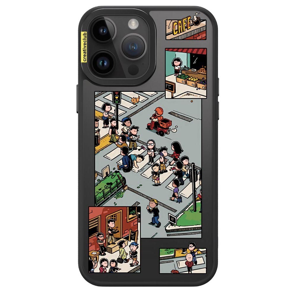 Strangers Phone Case (Black) iPhone 14 Pro Max By Creative Club Myanmar