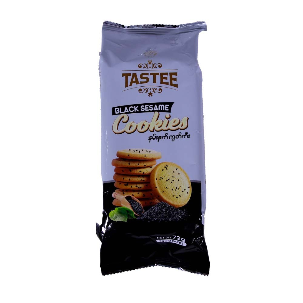 Tastee Black Sesame Cookies 72G