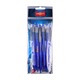 Unimax Click Ball Pen Trio Rt Blue 5PCS