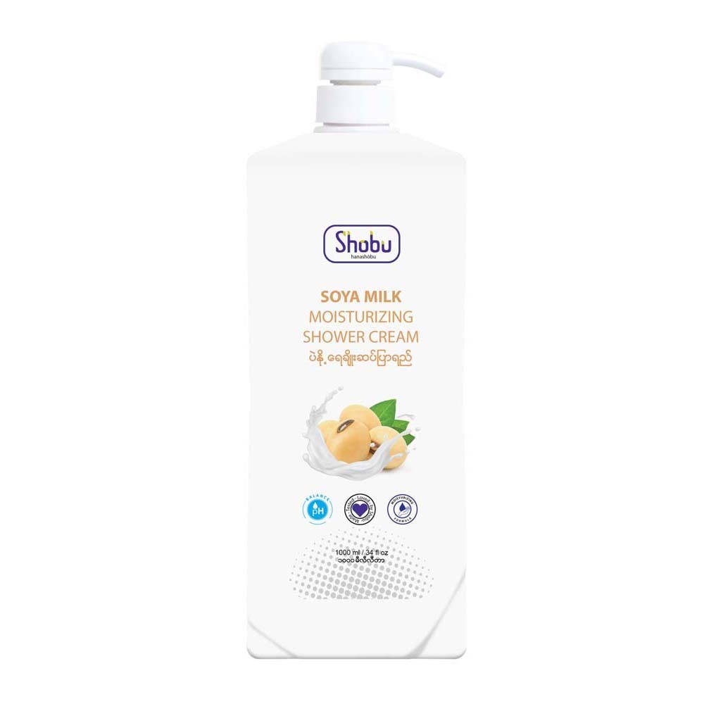 Shobu Moisturizing Shower Cream (Soya Milk ) 1000 ML