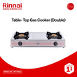 Rinnai Table-Top Gas Cooker RT-902A Silver