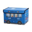 Baby Cele Foldable Bus Toy Box (Small) Blue