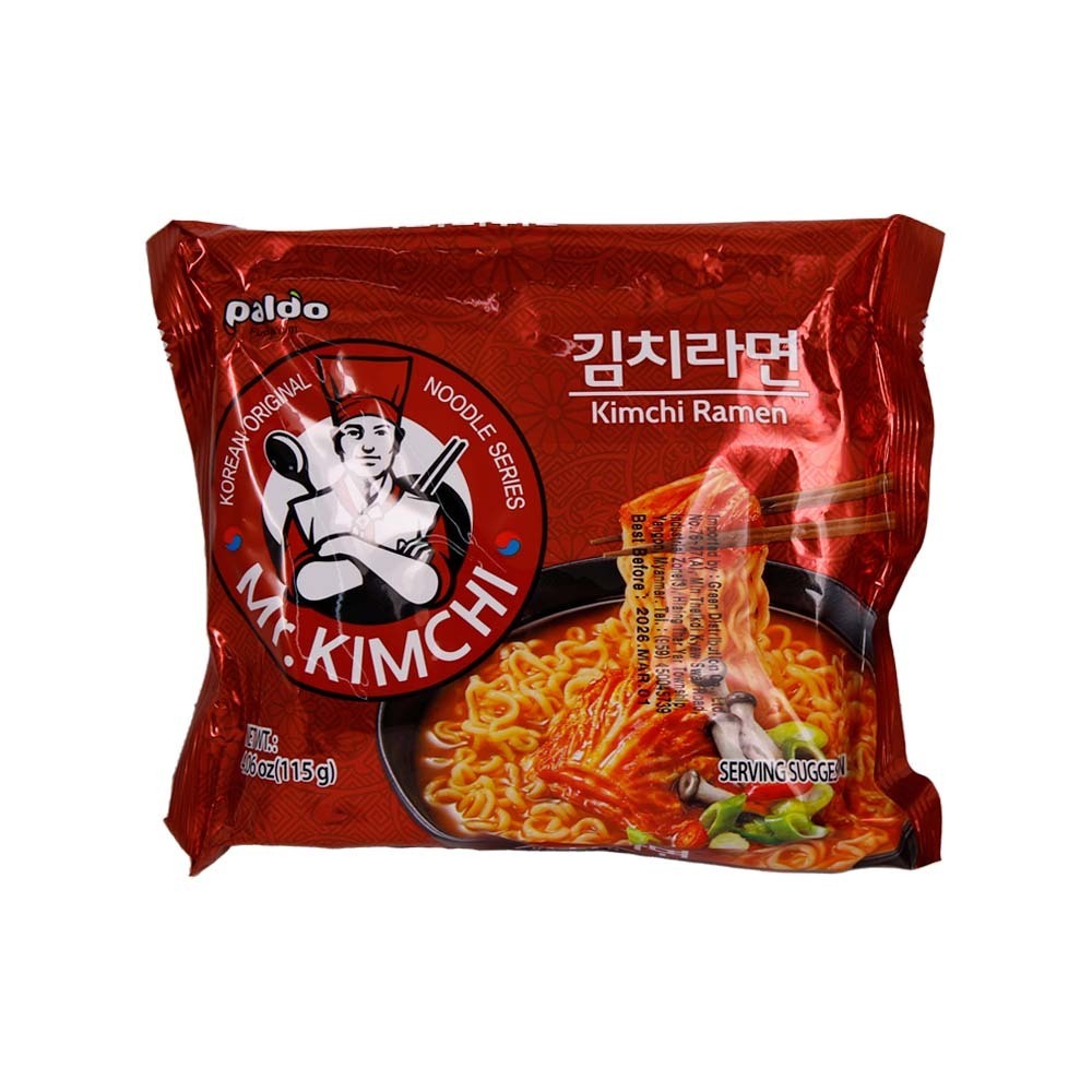 Paldo Mr.Kimchi Instant Noodle Kimchi Ramen 115G