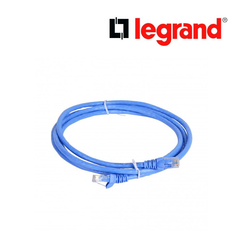 Legrand LG-P CORD C6 UTP PVC BLUE 2M (632752) Network Cable (LG-14-632752)