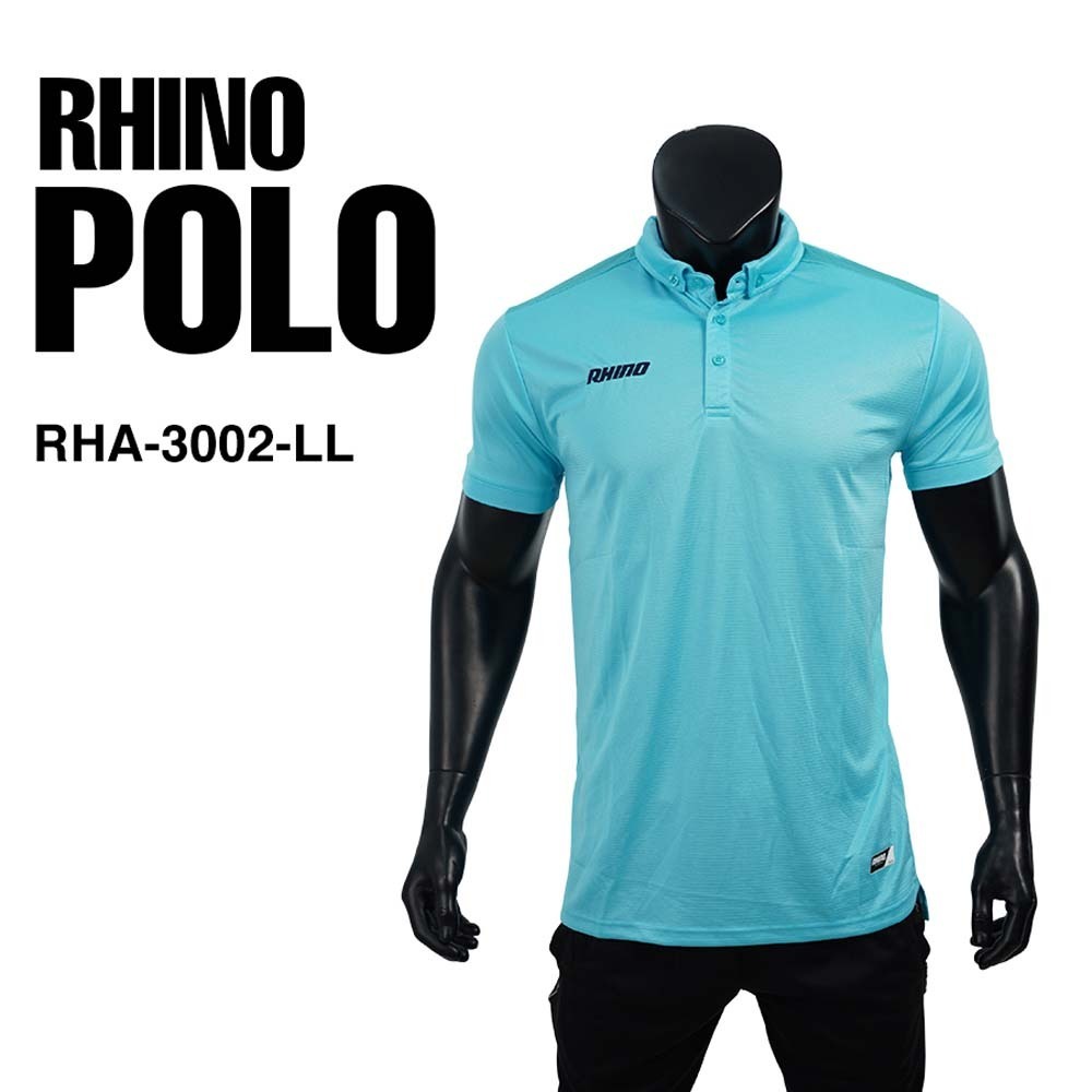 Rhino Rhino Polo Shirt Light Blue RHA-3002-LL 2XL