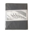 S&J Single Bed Sheet Dark grey SJ-02-6