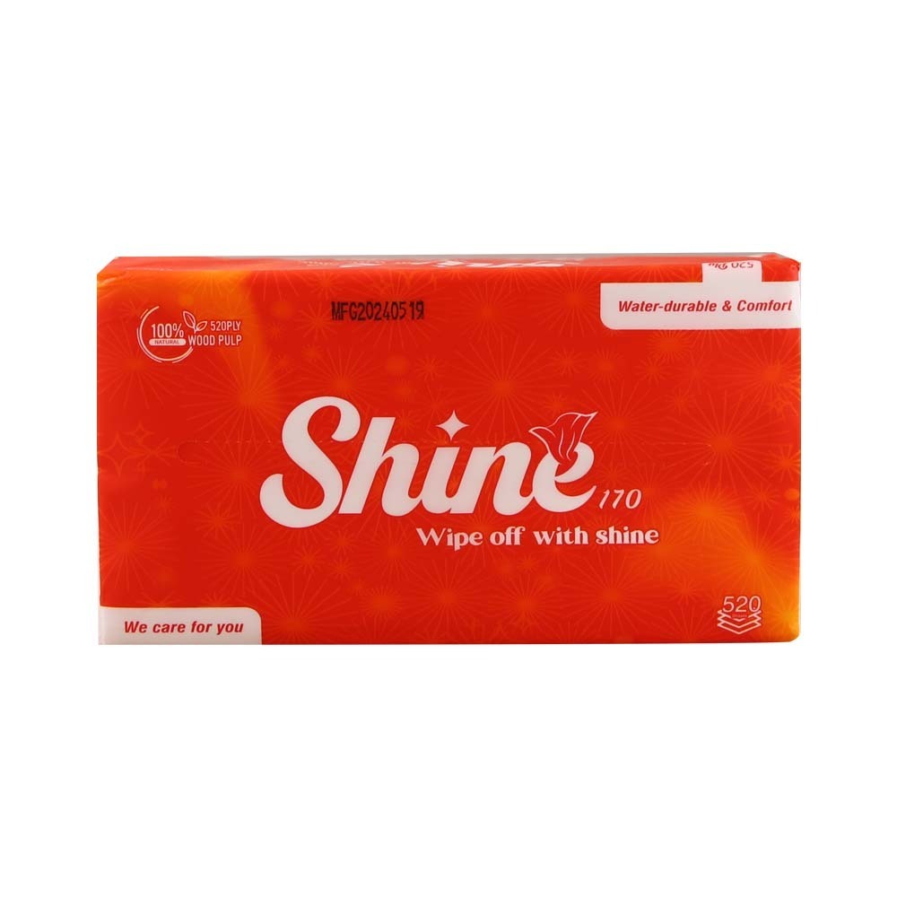 Shine Facial Tissue 4Ply 520 Sheets