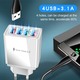4 USB Mobile Phone Charger ESS-0000722