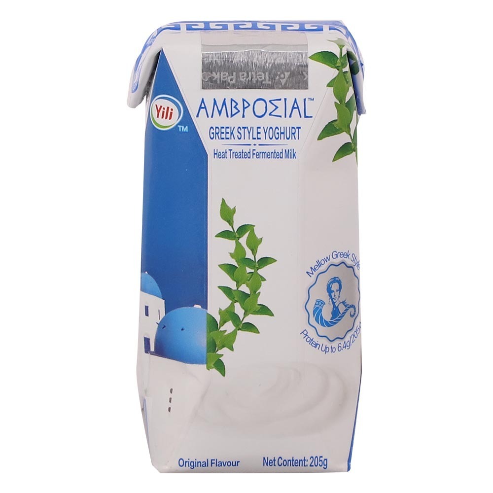 Ambrosial Greek Style Original Yoghurt Drink 205G