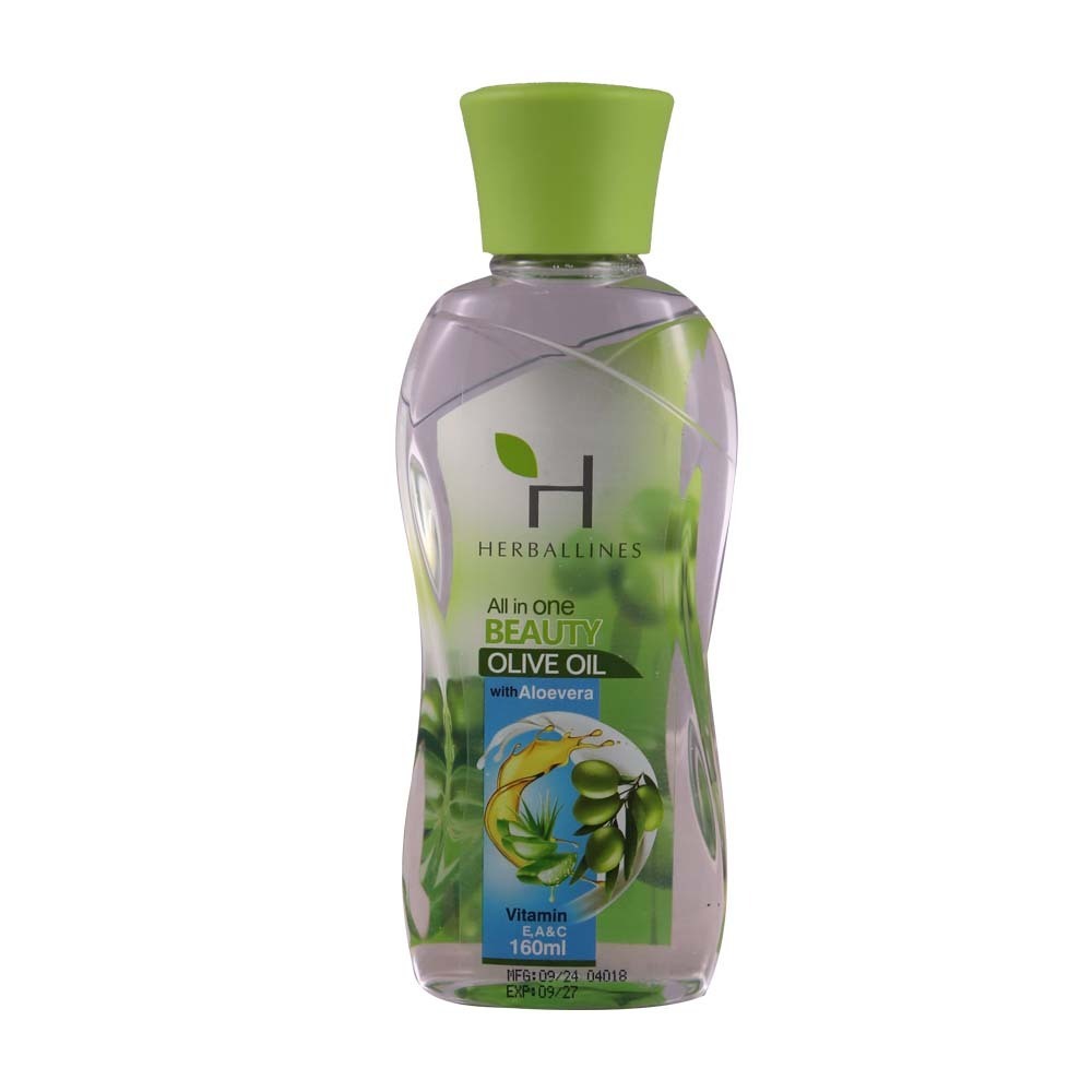 Herballines Beauty Olive Oil Aloevera 160ML