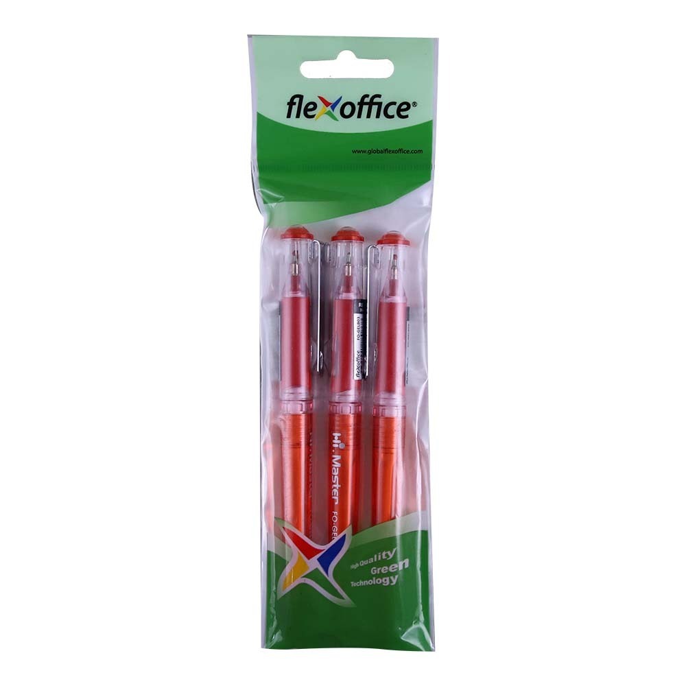 Flex Office Hi Master Gel Pen 0.7MM 3PCS FO-GELB03