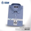 Oxford Shirt Short Sleeve SSM-O-P-S-021 (Denim Blue) Extra Large