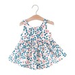 Floral Print Bowknot Sleeveless Baby Dress (3 Years) 19908142