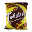 Twisties Corn Snacks Bbq Curry Flavour 60G