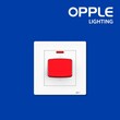 OPPLE F024513A-Switch-Neon-2 Pole-45A (White) Switch and Socket (OP-29-010)