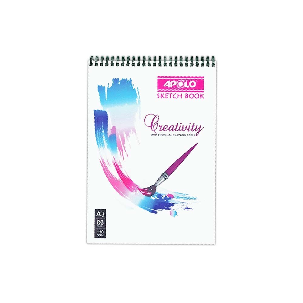 Apolo Sketch Book A3 110 GSM 80 Pages White 9517636200728