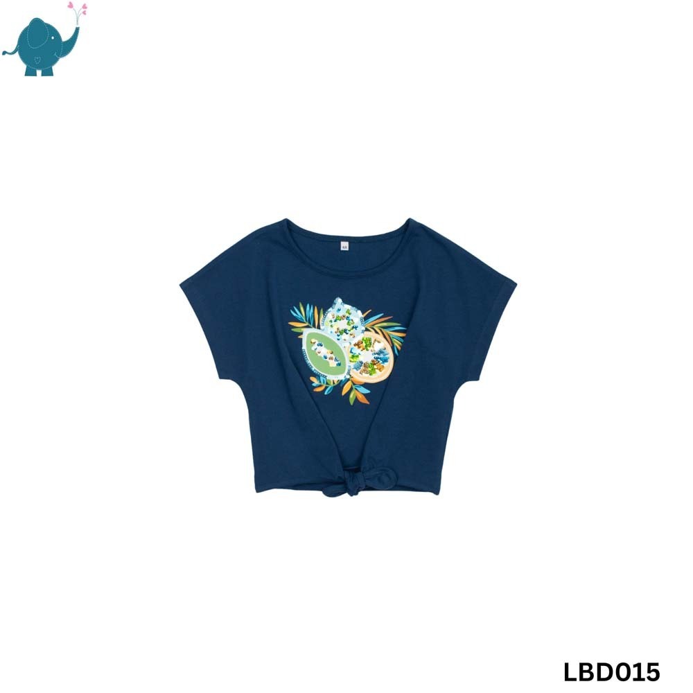 Max & Mia Kid Girl Short-sleeve Top LBD015 (Design-2) 3 Years