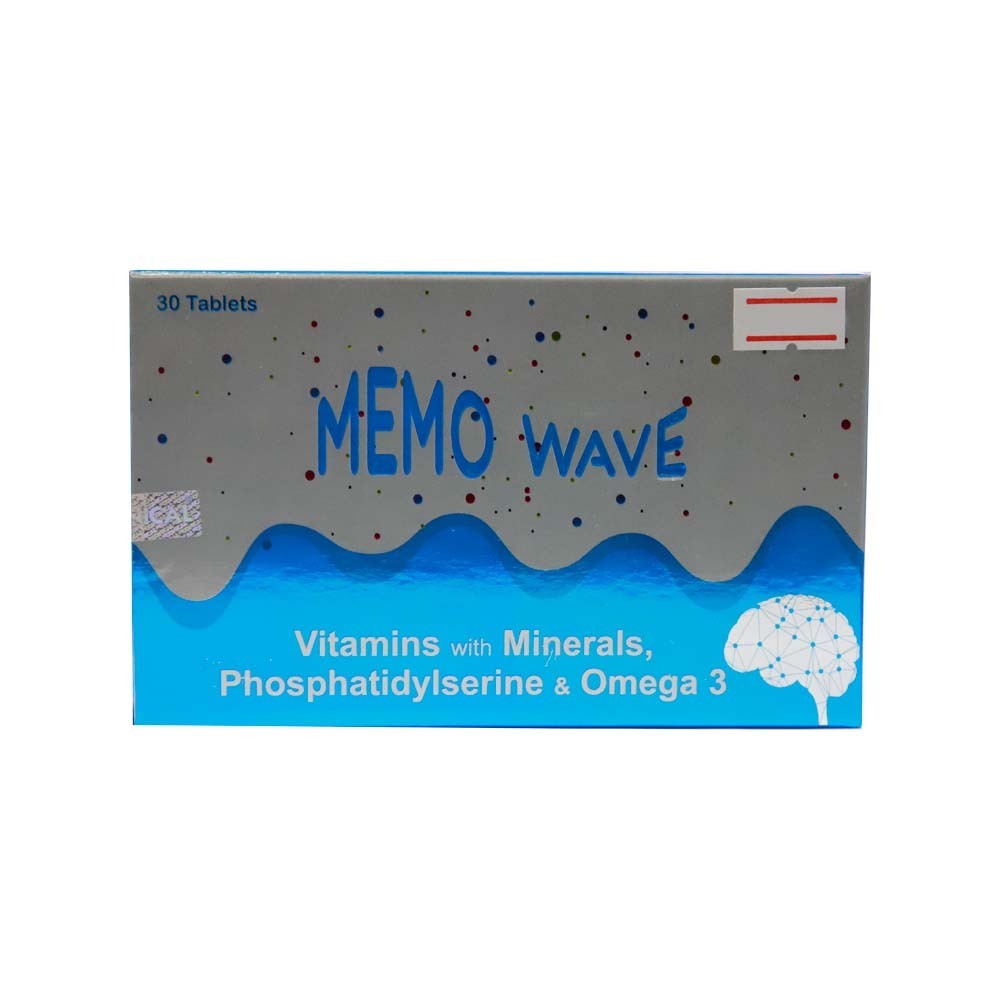 Memo Wave Vitamins with Minerals & Omega 3 10PCS x 3