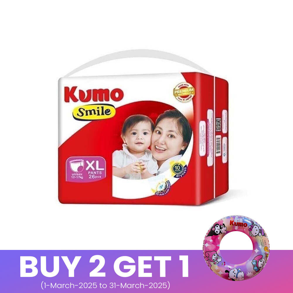 Kumo Smile Jumbo Pants XL (1Pack x 26PCS)