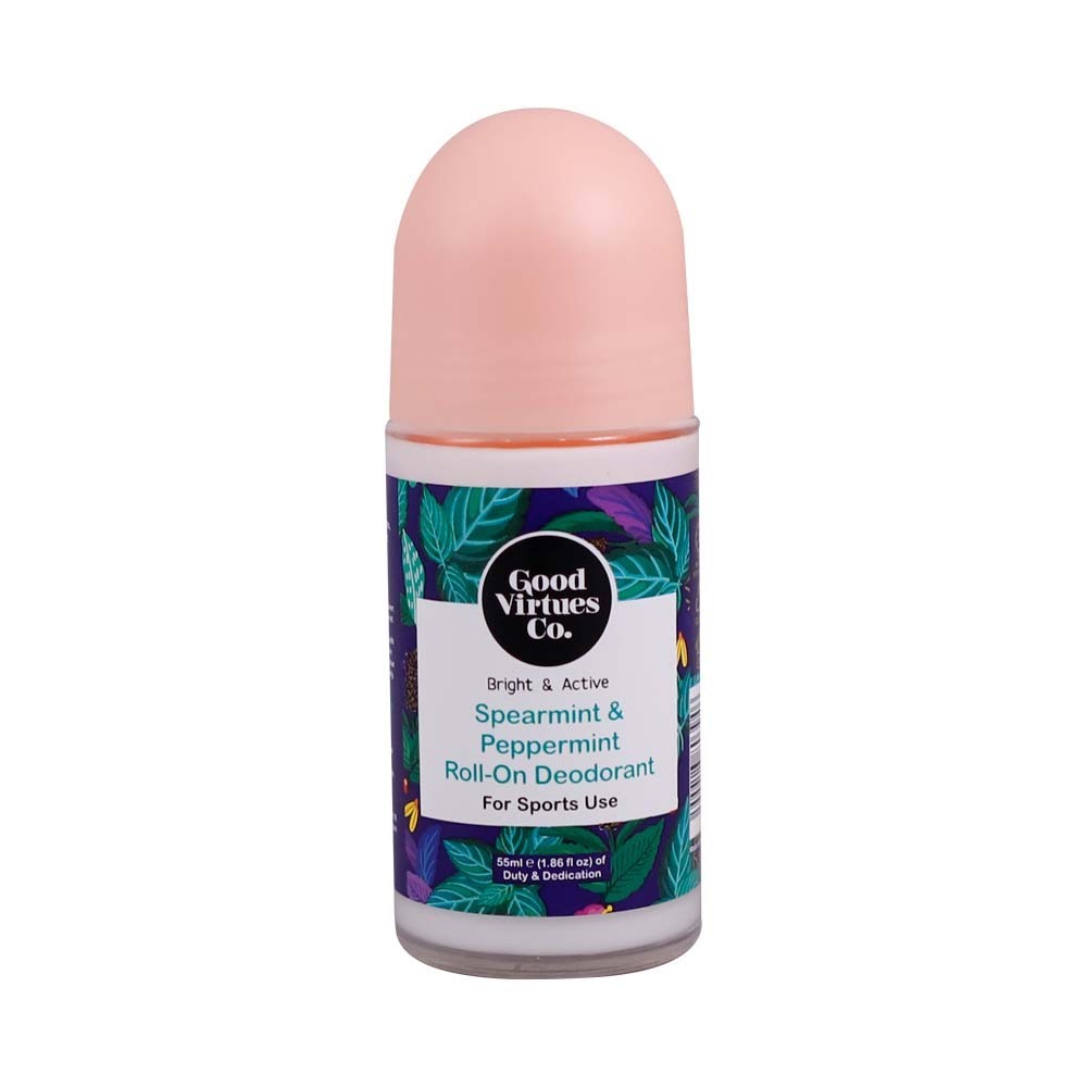 Good Virtues Co Roll On Spearmint &Peppermint 55ML